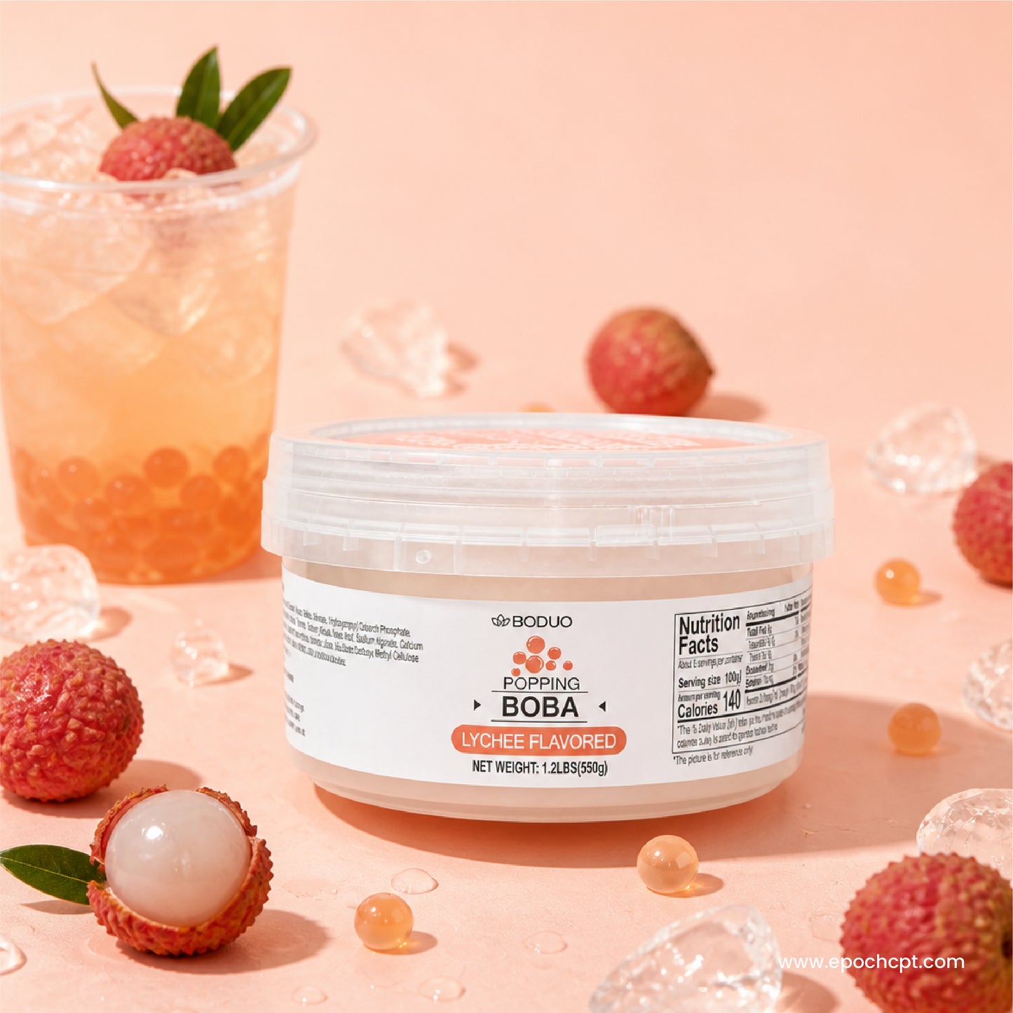 Lychee Popping Boba | 1.2 LB (550G)