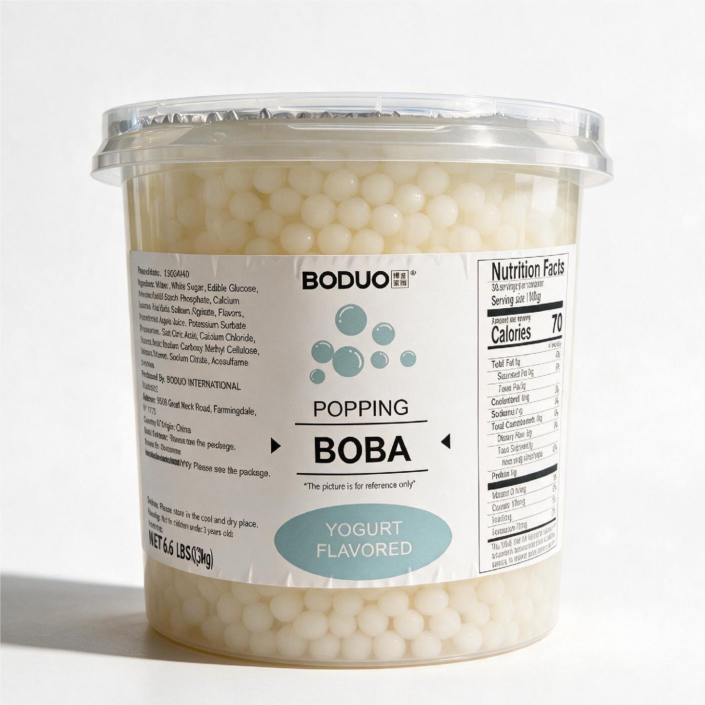 Yogurt Popping Boba | 6.6 LB