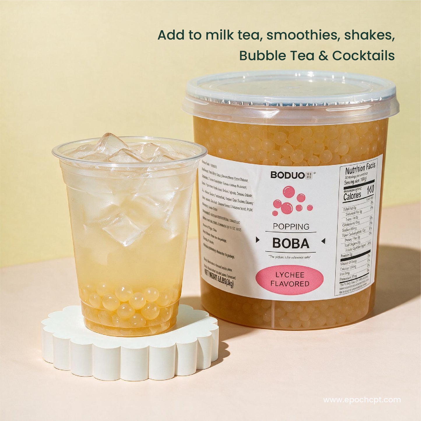 Lychee Popping Boba | 6.6 LB