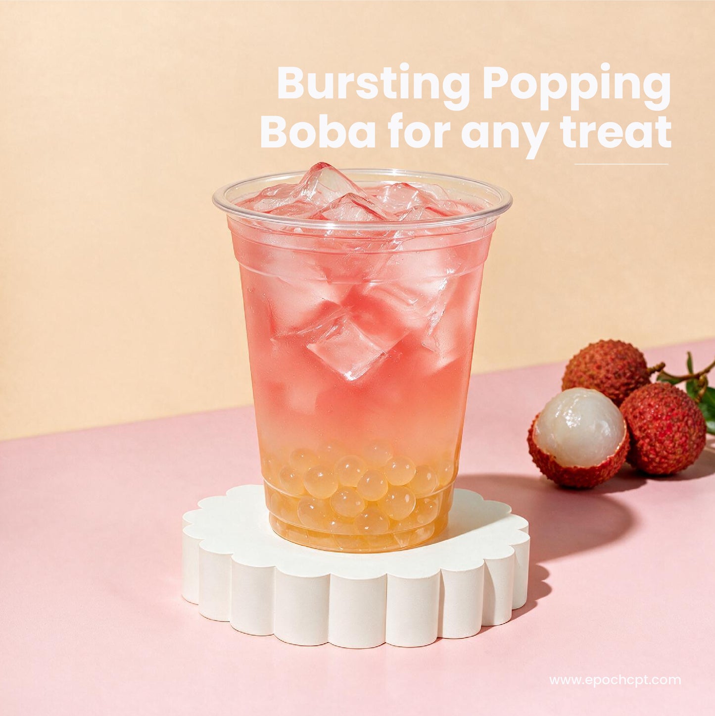 Lychee Popping Boba | 6.6 LB