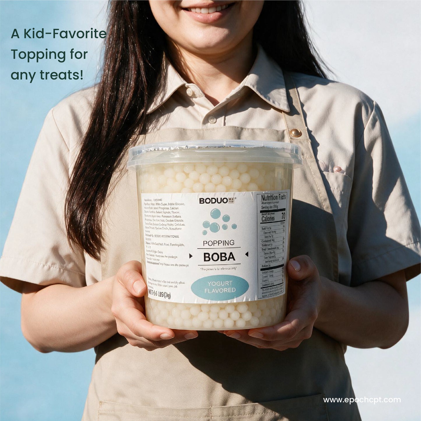 Yogurt Popping Boba | 6.6 LB