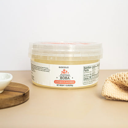 Lychee Popping Boba | 1.2 LB (550G)