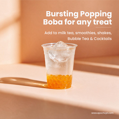 Mango Popping Boba | 1.2 LB (550G)