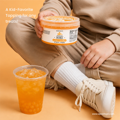 Mango Popping Boba | 1.2 LB (550G)