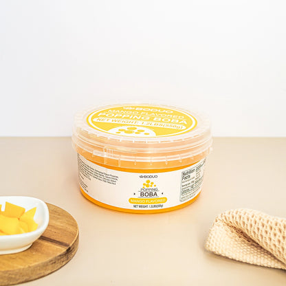Mango Popping Boba | 1.2 LB (550G)