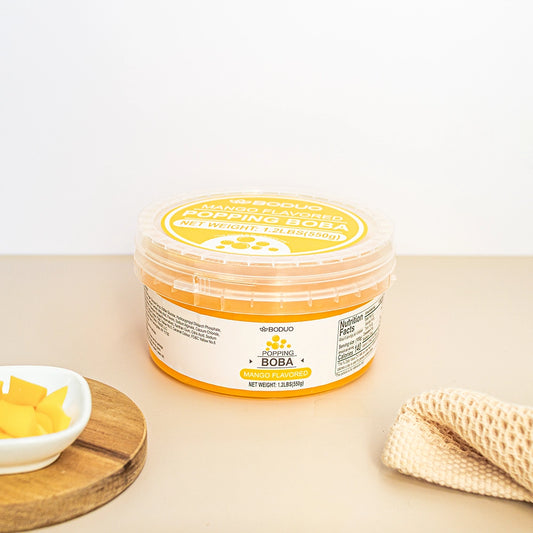 Mango Popping Boba | 1.2 LB (550G)