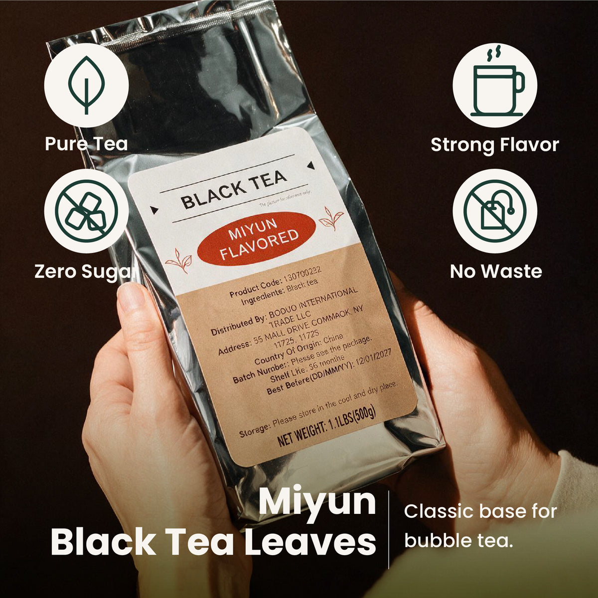 Miyun Black Tea Leaves | Boduo | 1.1 LB