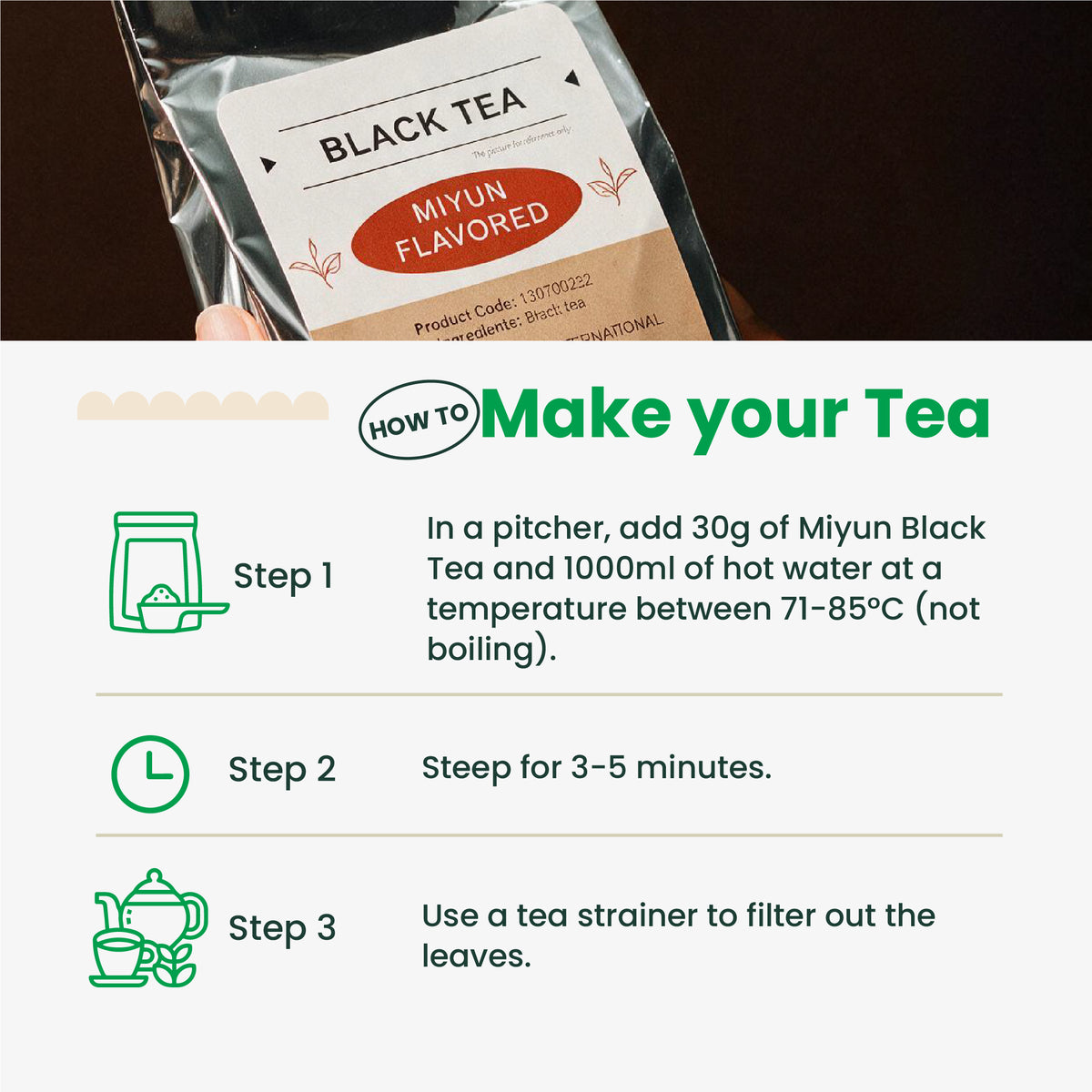 Miyun Black Tea Leaves | Boduo | 1.1 LB