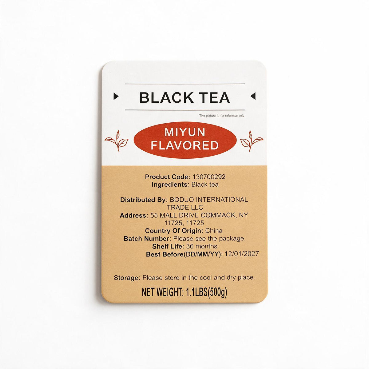 Miyun Black Tea Leaves | Boduo | 1.1 LB