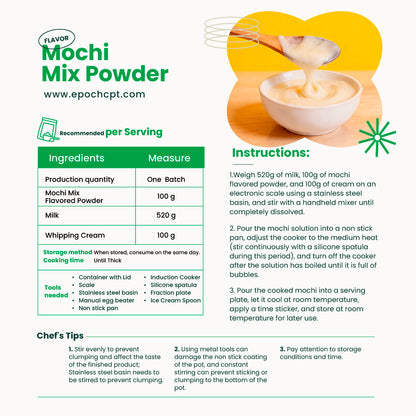 Mochi Mix Powder | Stretchy Drinkable Mochi | 2.2 LB