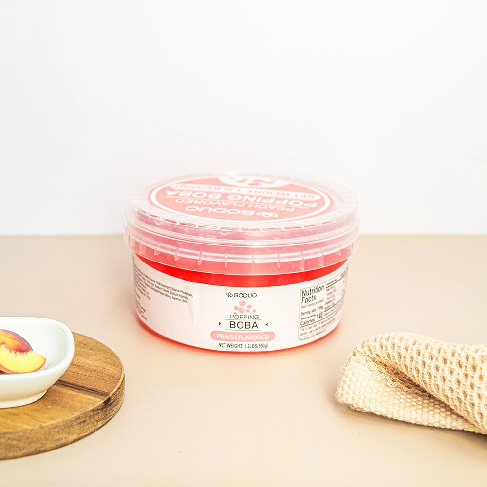 Peach Popping Boba | 1.2 LB (550G)