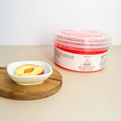 Peach Popping Boba | 1.2 LB (550G)