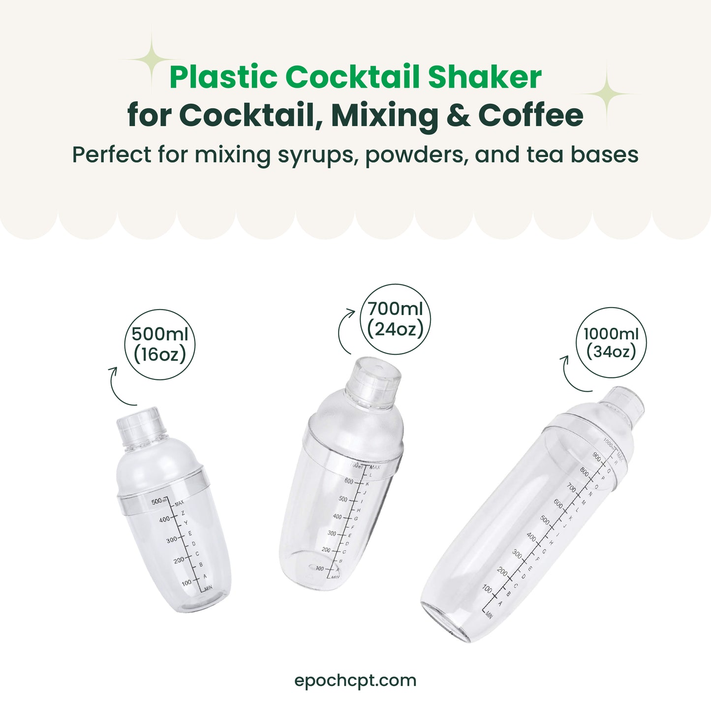 PC Shakers | For Bubble Tea & Drink Mixing | 1 pc