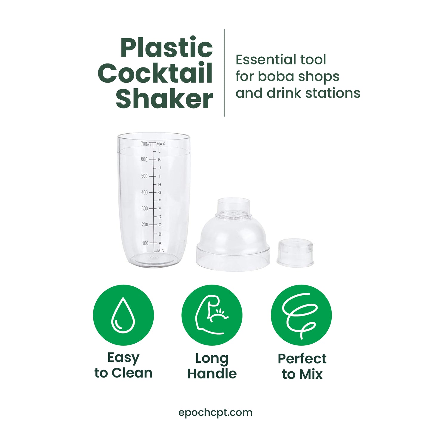 PC Shakers | For Bubble Tea & Drink Mixing | 1 pc