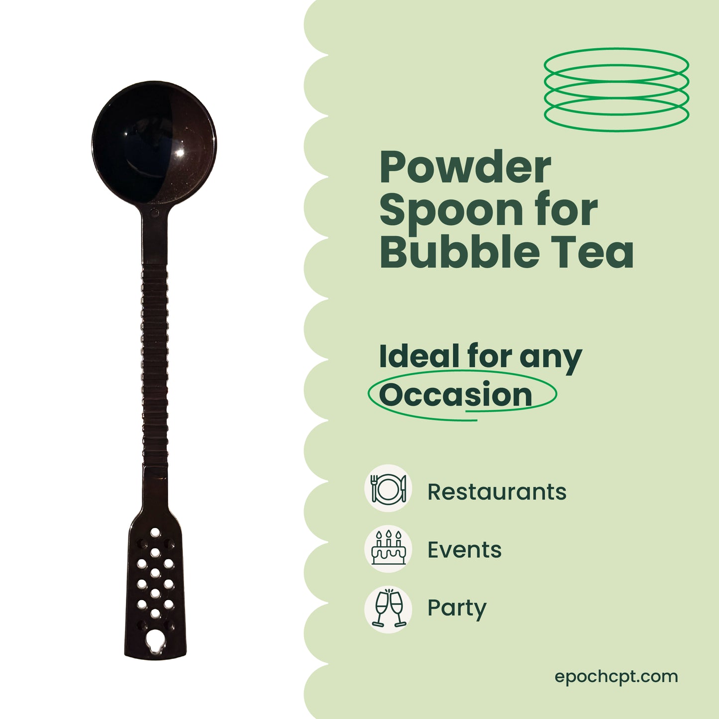 Powder Spoon | Bubble Tea Kitchen Tool | Supplies | For Drink Preparation | 1 pc
