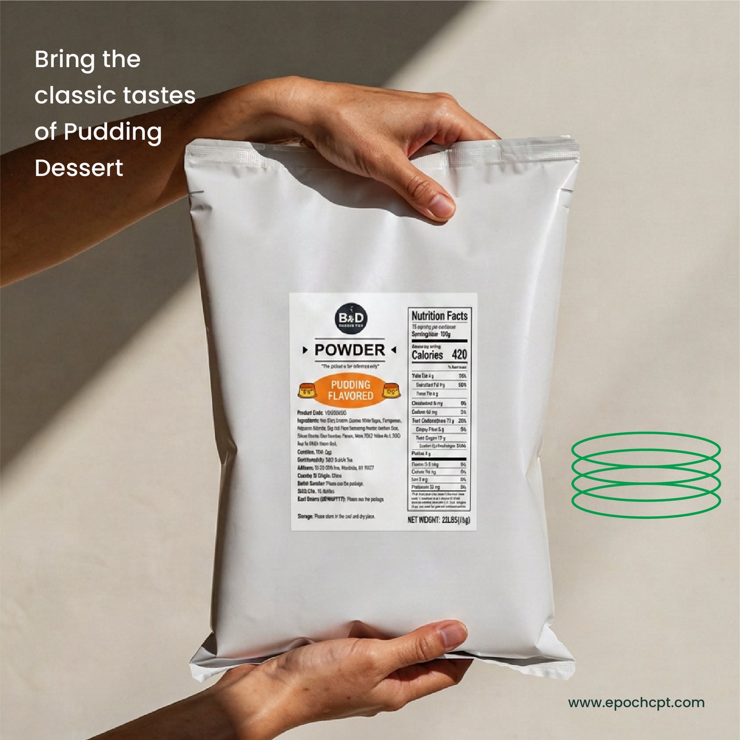 Egg Pudding Mix Powder | 2.2 LB