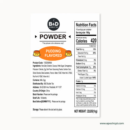 Egg Pudding Mix Powder | 2.2 LB