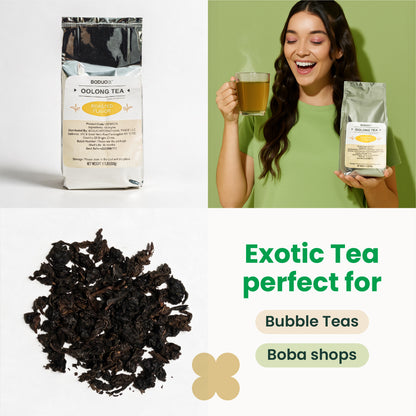 Roasted Oolong Tea Leaves | Boduo | 1.1 LB