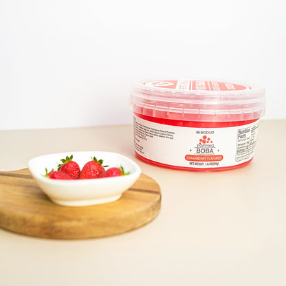 Strawberry Popping Boba | 1.2 LB (550G)