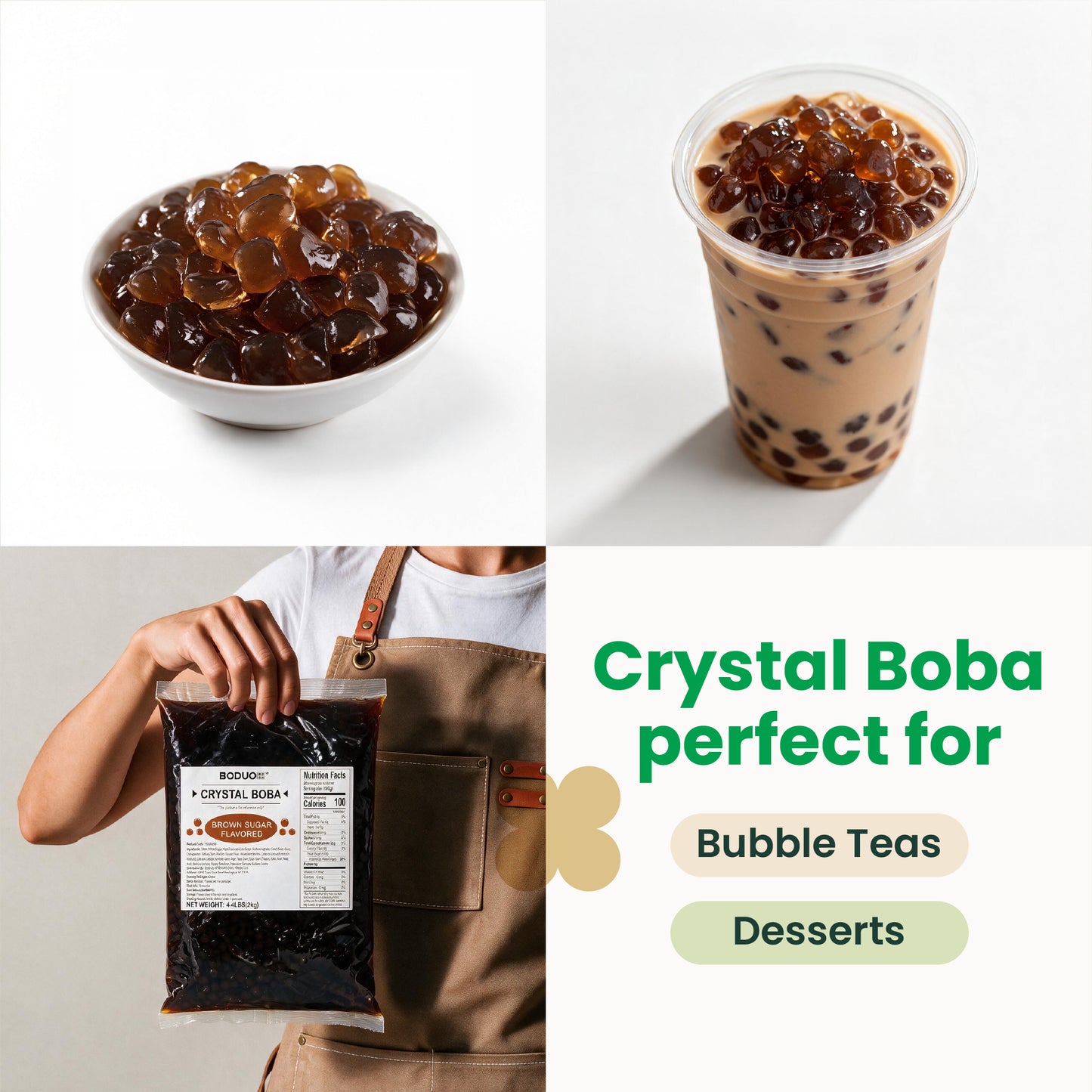 Brown Sugar Crystal Boba | 4.4 LB