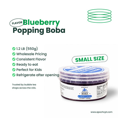 Blueberry Popping Boba | 1.2 LB (550G)