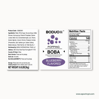 Blueberry Popping Boba | 6.6 LB