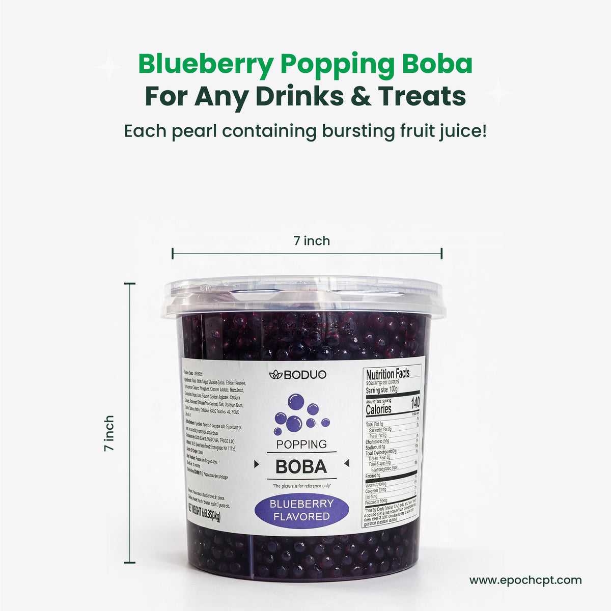 Blueberry Popping Boba | 6.6 LB