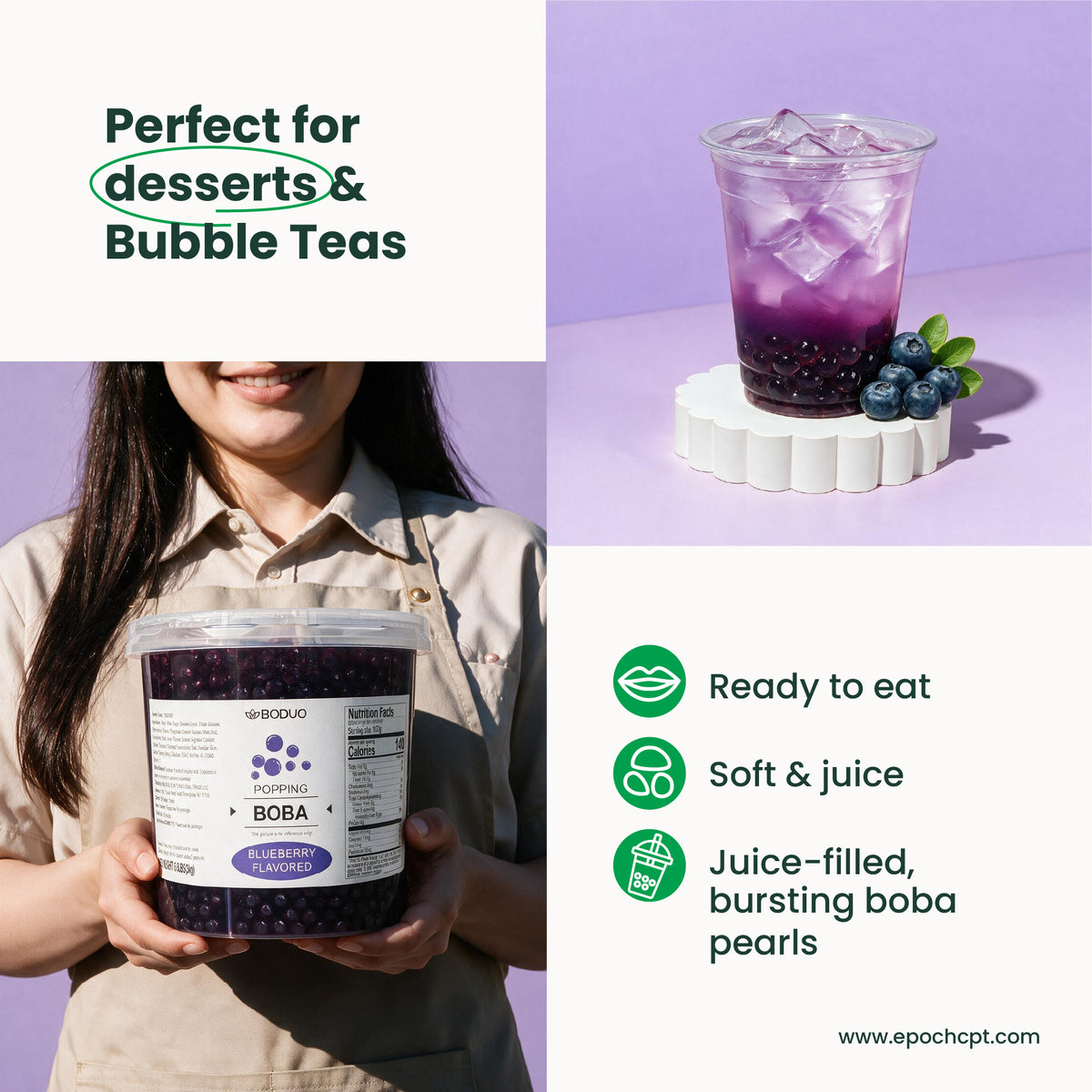 Blueberry Popping Boba | 6.6 LB