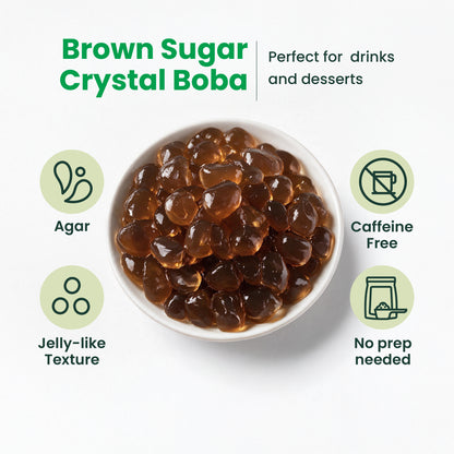 Brown Sugar Crystal Boba | Boduo | 4.4 LB