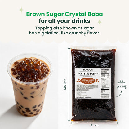 Brown Sugar Crystal Boba | 4.4 LB