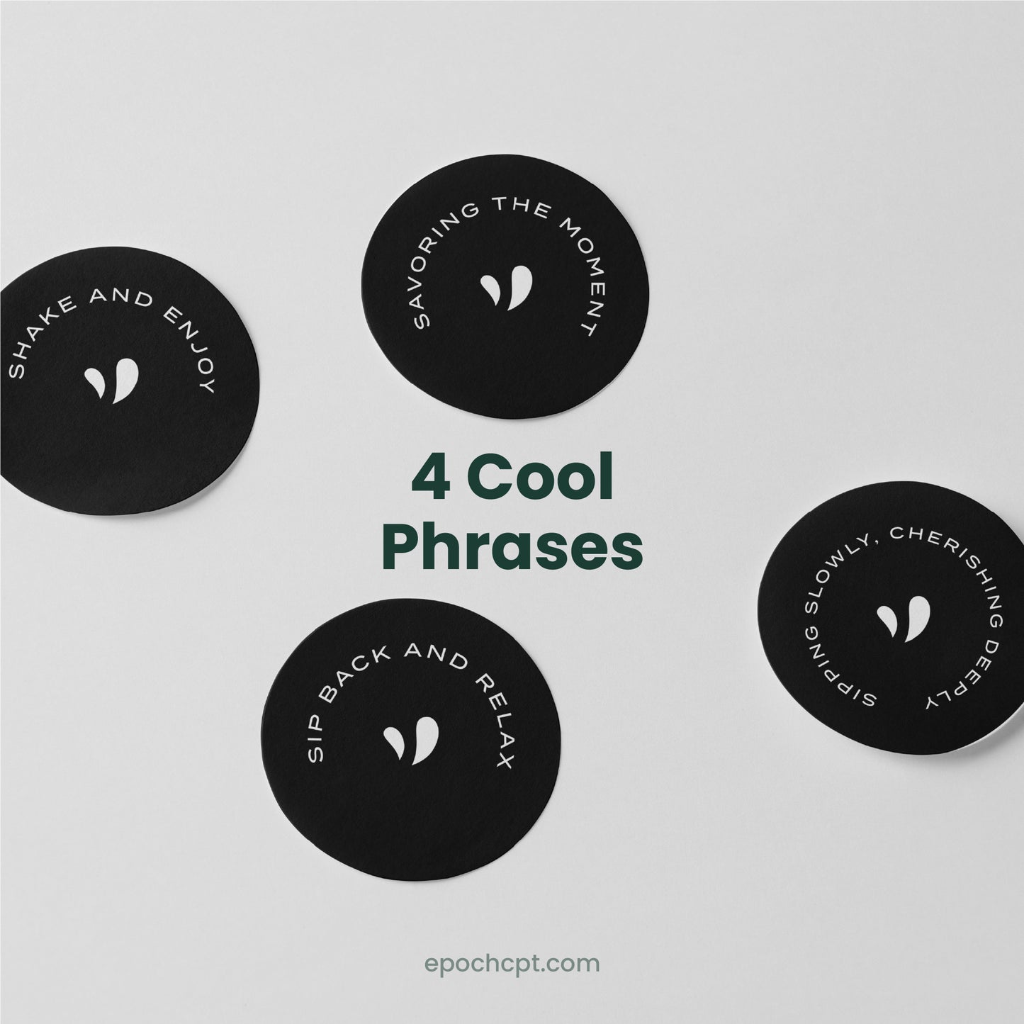 Cup Sealing Film roll for Bubble Tea | Cool Phrases | Paper Sealer Film Roll for Boba Cups | 2000 pcs (Copy)