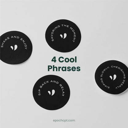 Cup Sealing Film roll for Bubble Tea | Cool Phrases | Paper Sealer Film Roll for Boba Cups | 2000 pcs (Copy)