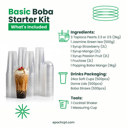 Bubble Tea Starter Kit | BASIC | 14 Items