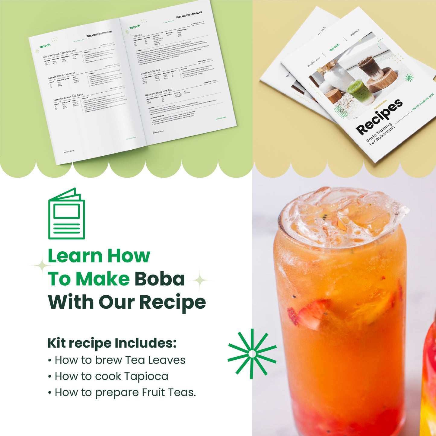 Bubble Tea Starter Kit | BASIC | 14 Items