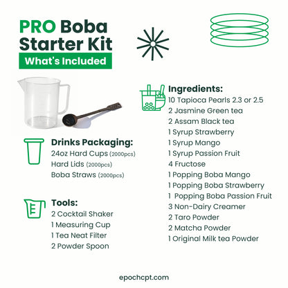 Bubble Tea Starter Kit | PRO | 23 Items