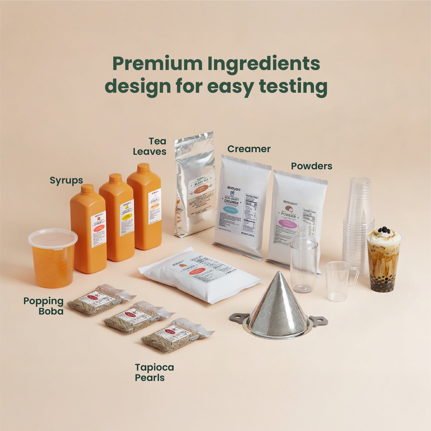 Bubble Tea Starter Kit | PRO | 23 Items