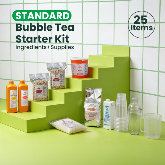 Bubble Tea Starter Kit | STANDARD | 25 Items