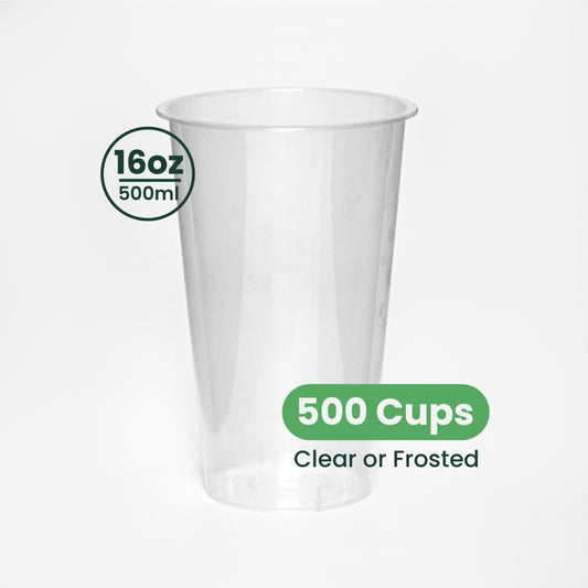 A90-500 Crystal Plastic Cup Hard | 500ml