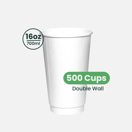 16oz Double Wall Paper Coffee Cup