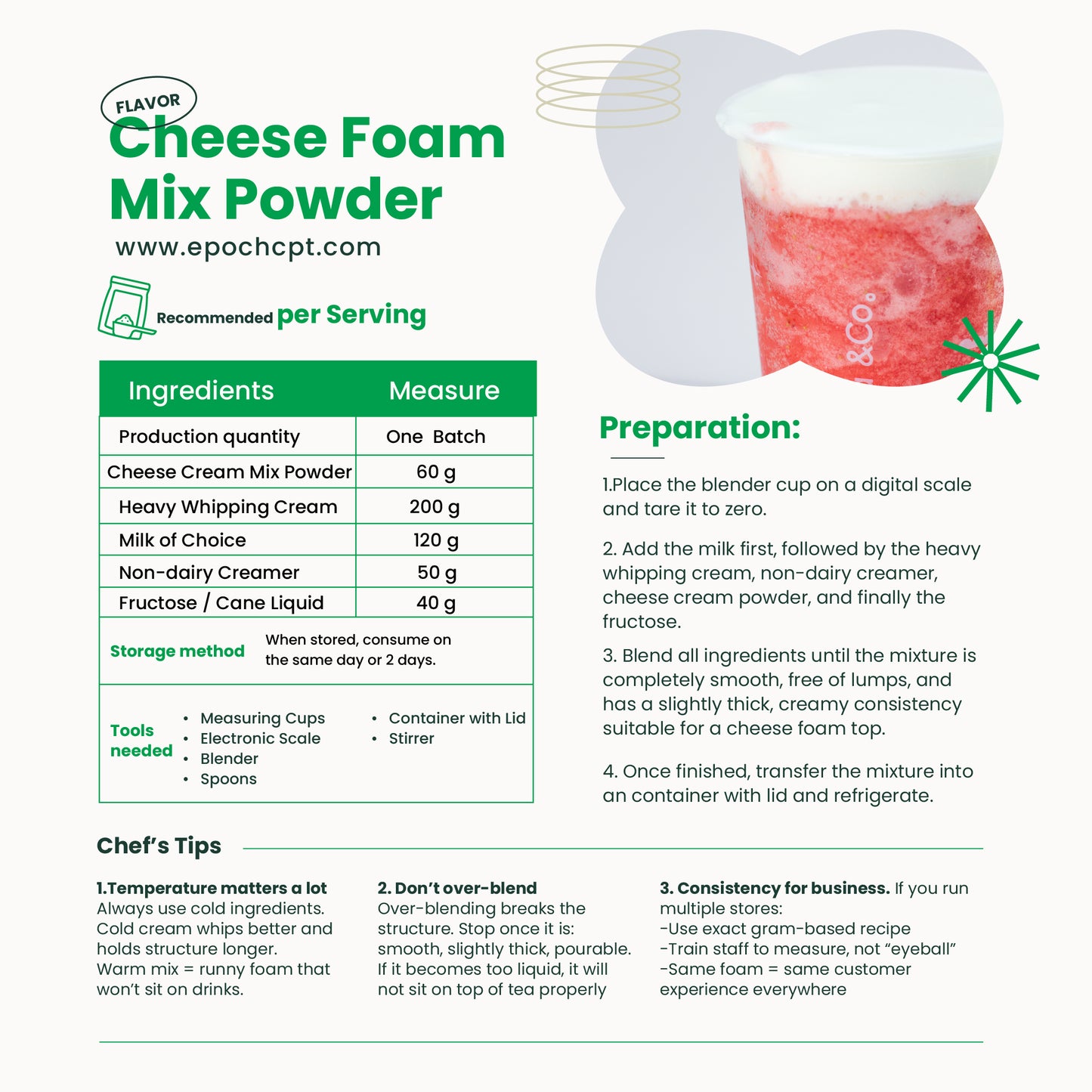 Salty Cream Milk Tea Powder | 2.2. LB