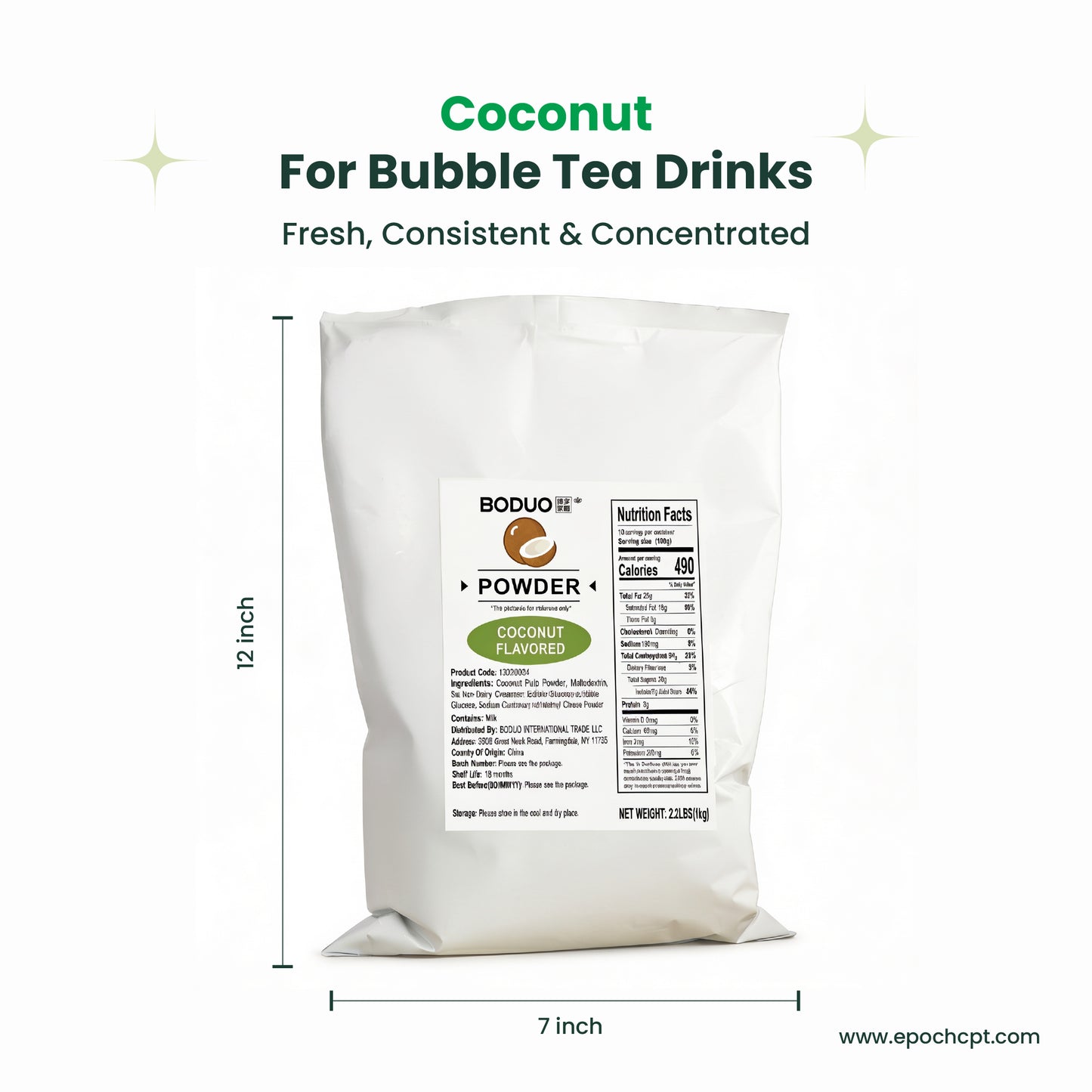 Coconut Milk Tea Powder | 2.2 LB