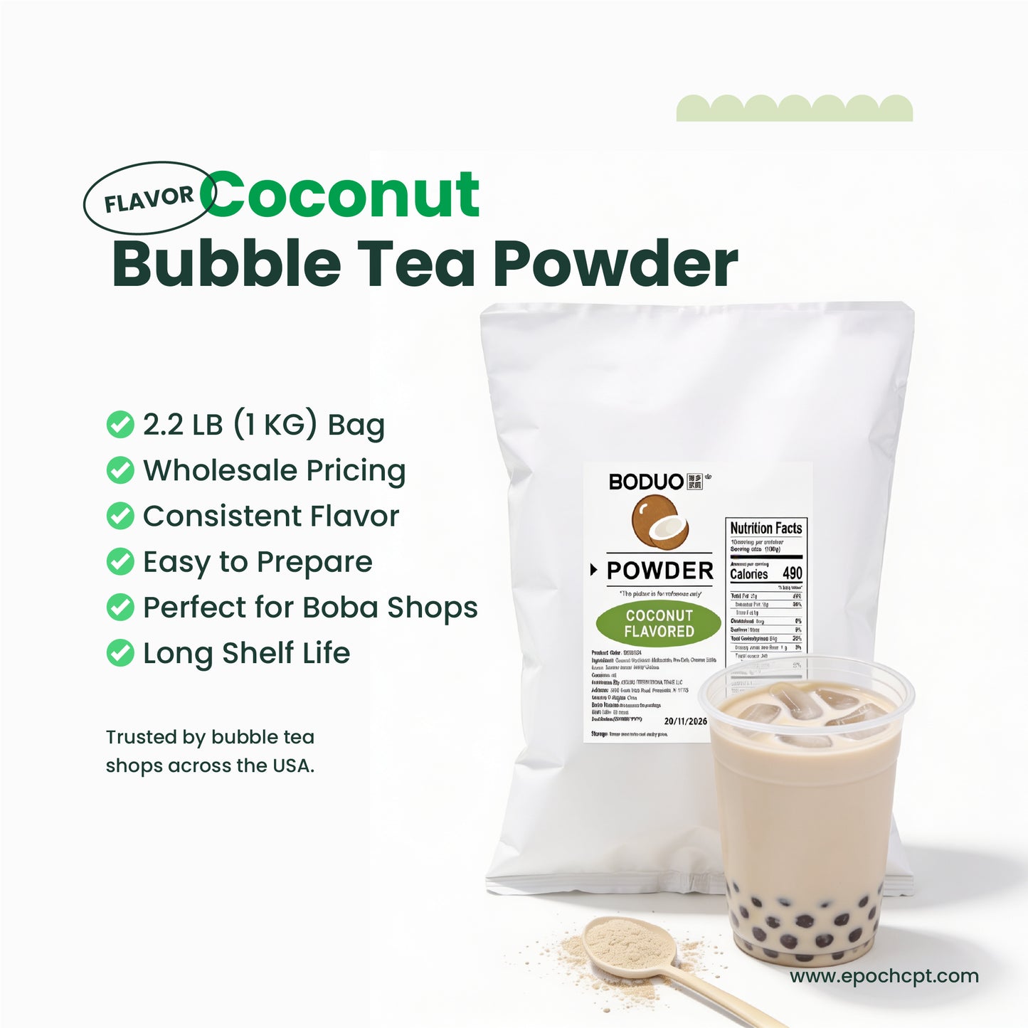 Coconut Milk Tea Powder | 2.2 LB