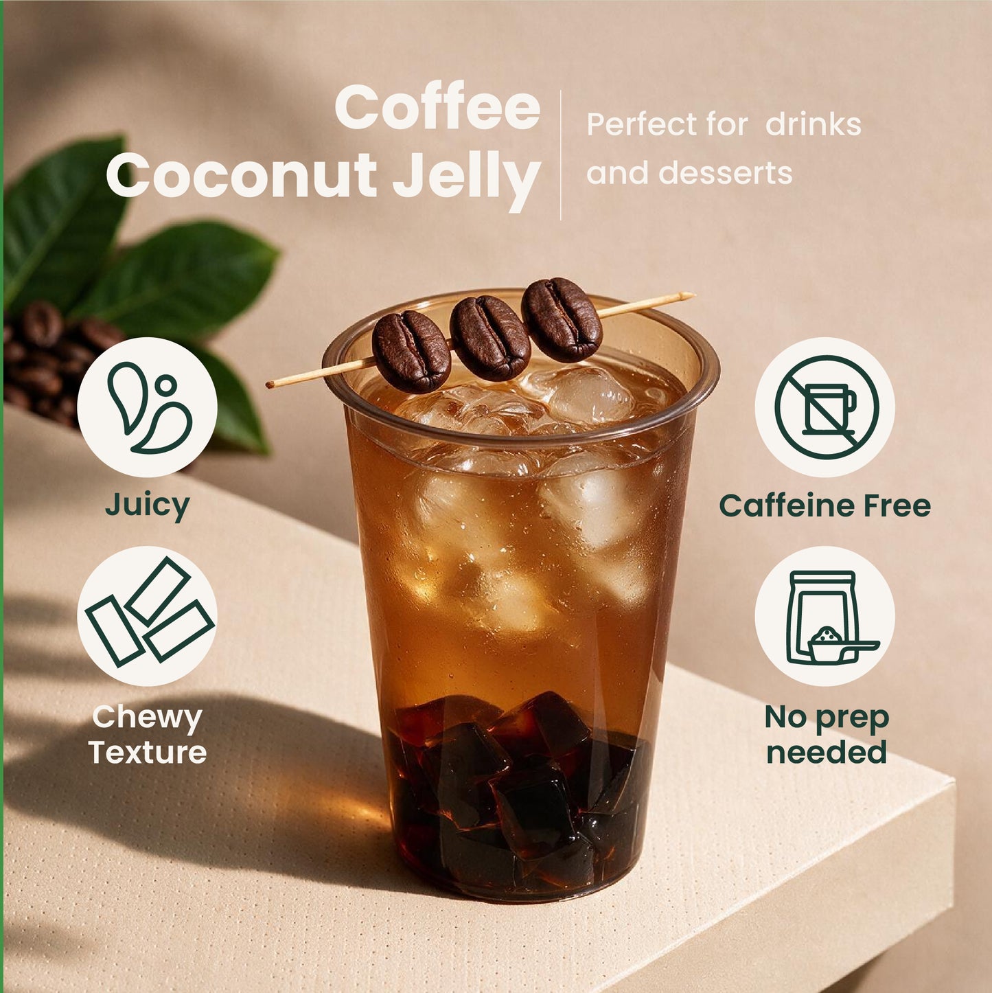 Coffee Jelly Topping | 2.2 LB
