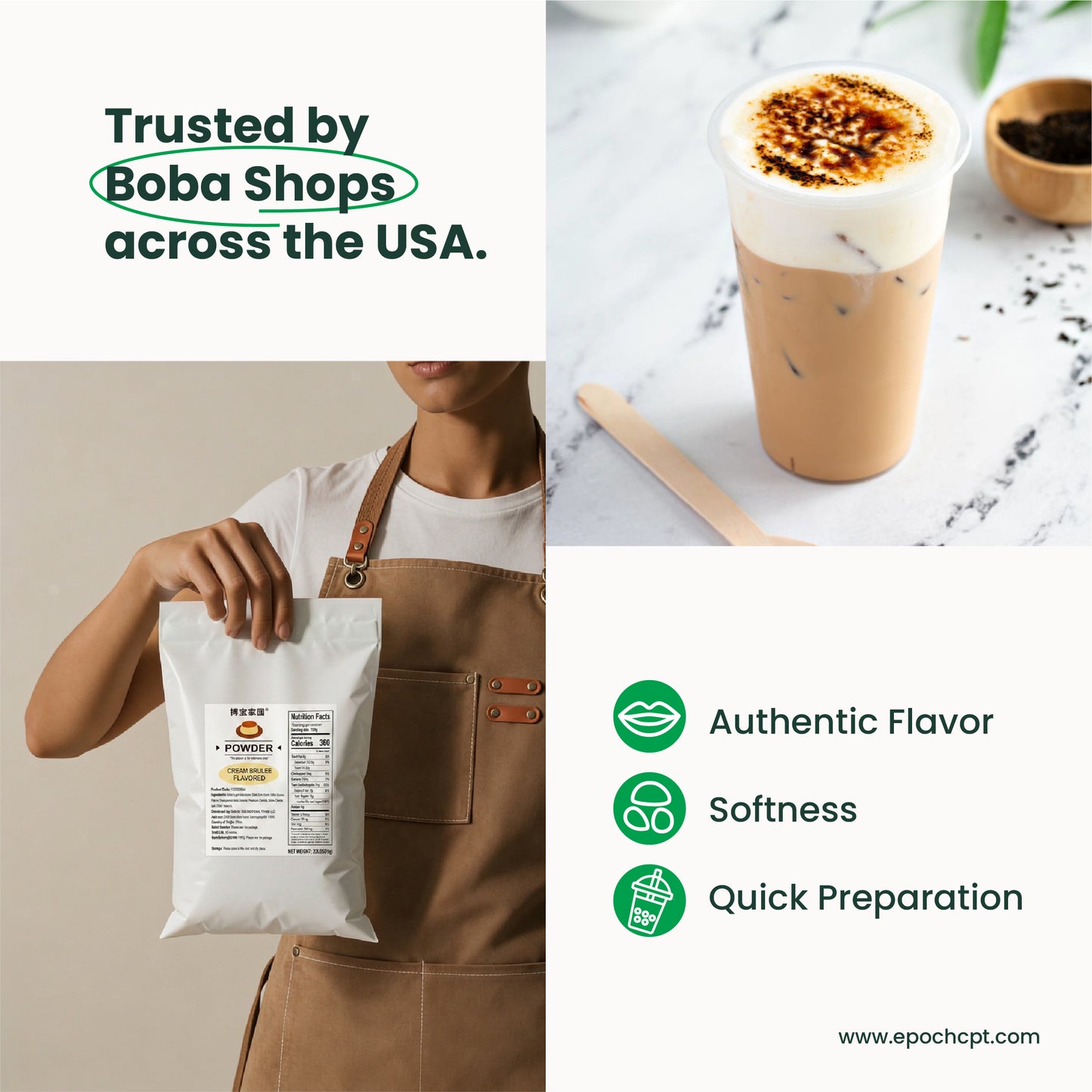 Creme Brulee Milk Tea Powder | 2.2 LB