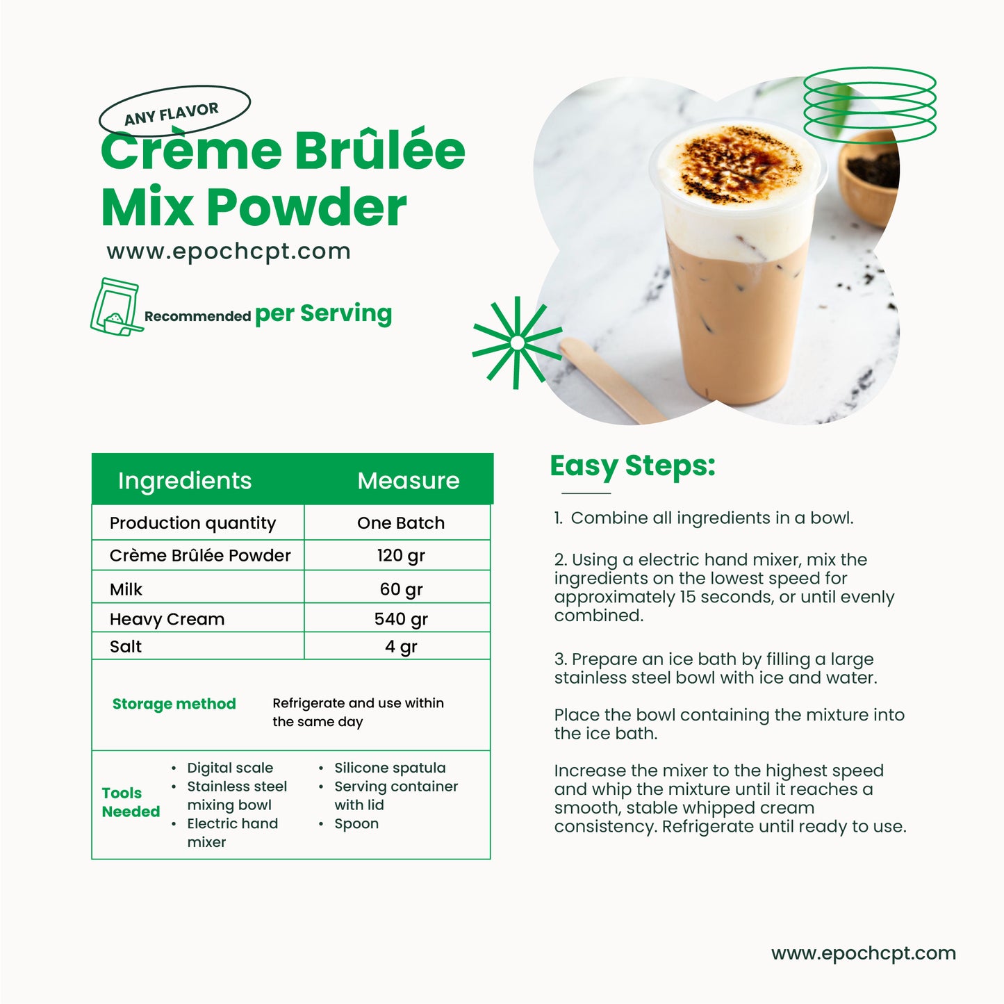 Creme Brulee Milk Tea Powder | 2.2 LB