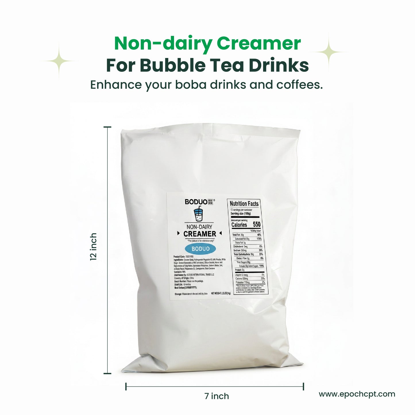 Non-Dairy Creamer Powder | 2.2 LB