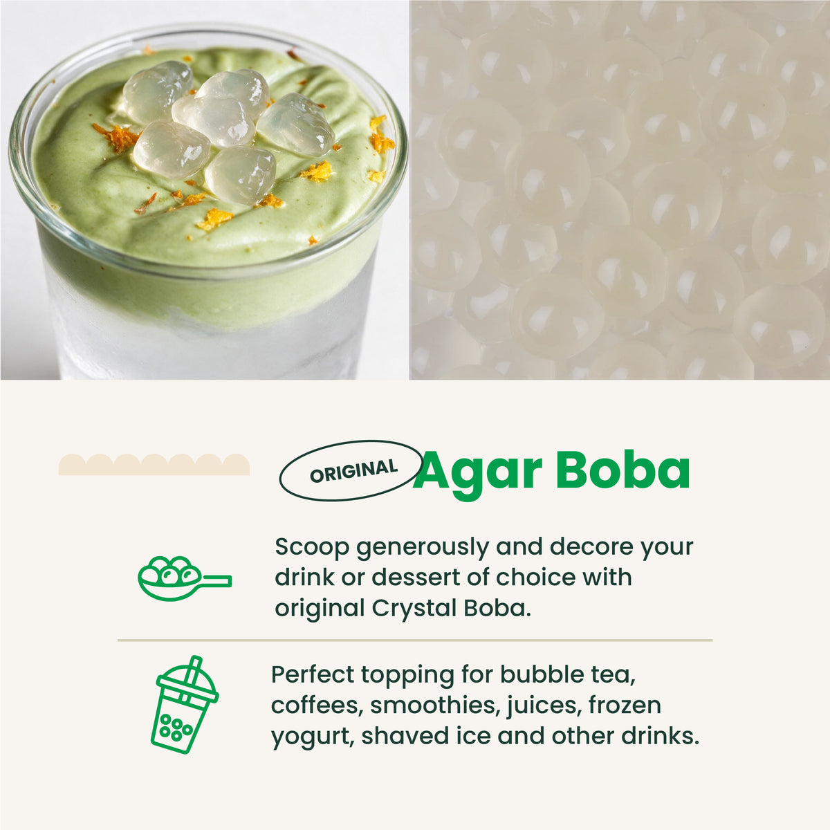 Original Crystal Boba | Boduo | 4.4 LB
