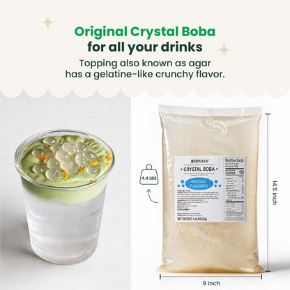 Original Crystal Boba | Boduo | 4.4 LB