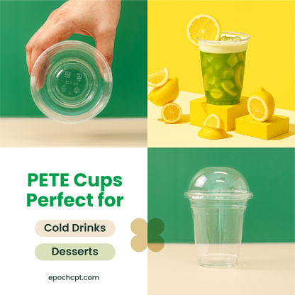12oz  | 98mm | PETE Ultra Clear Cup  | 1000 pcs