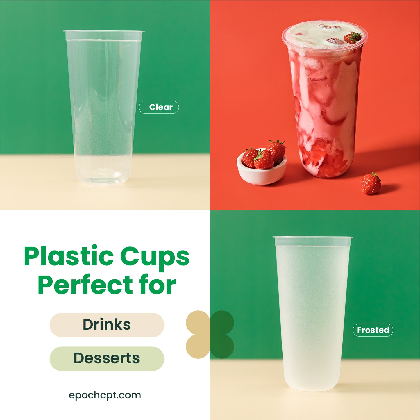 U90-700 Crystal Plastic Cup Hard | 700ml